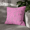 Animal Fur Design Pillowcase - Pink
