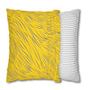 Animal Fur Design Pillowcase - Yellow