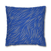 Animal Fur Design Pillowcase - Bright Blue