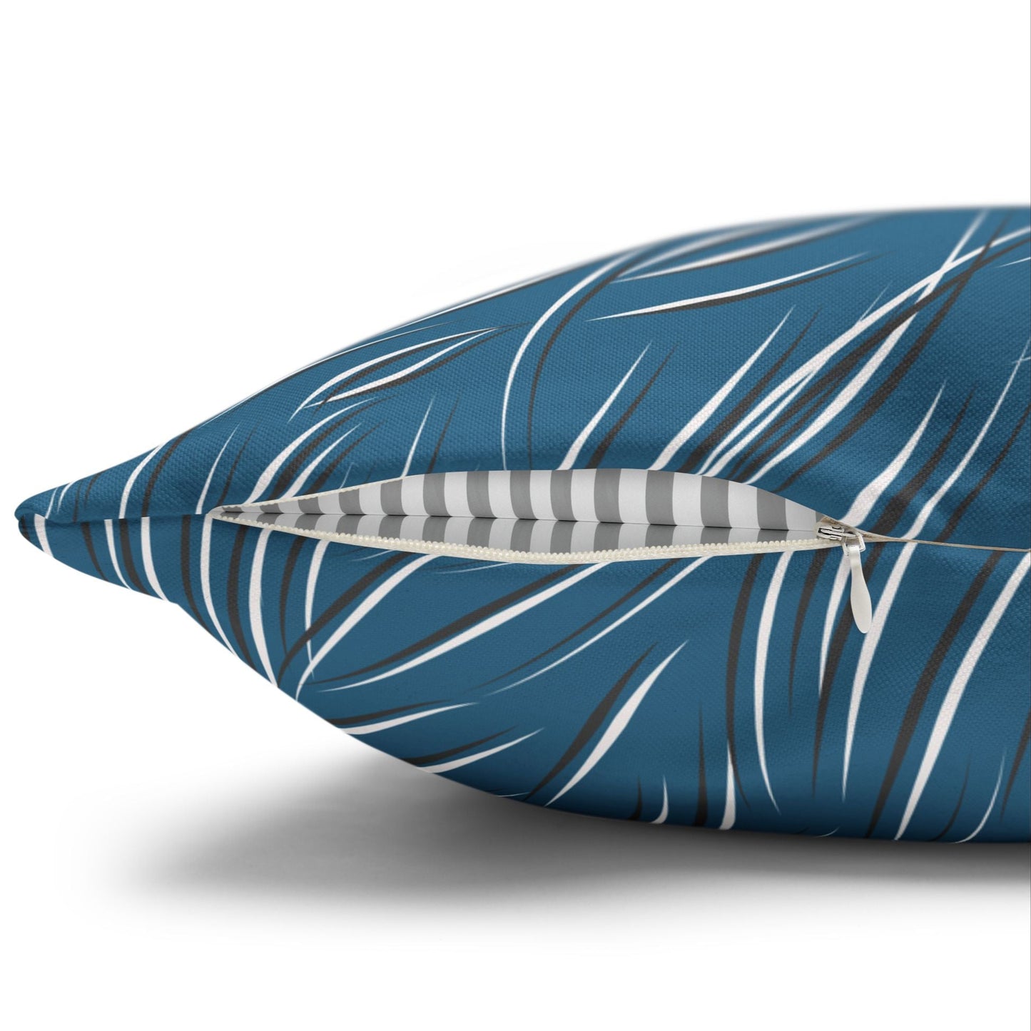 Animal Fur Design Pillowcase - Light Blue