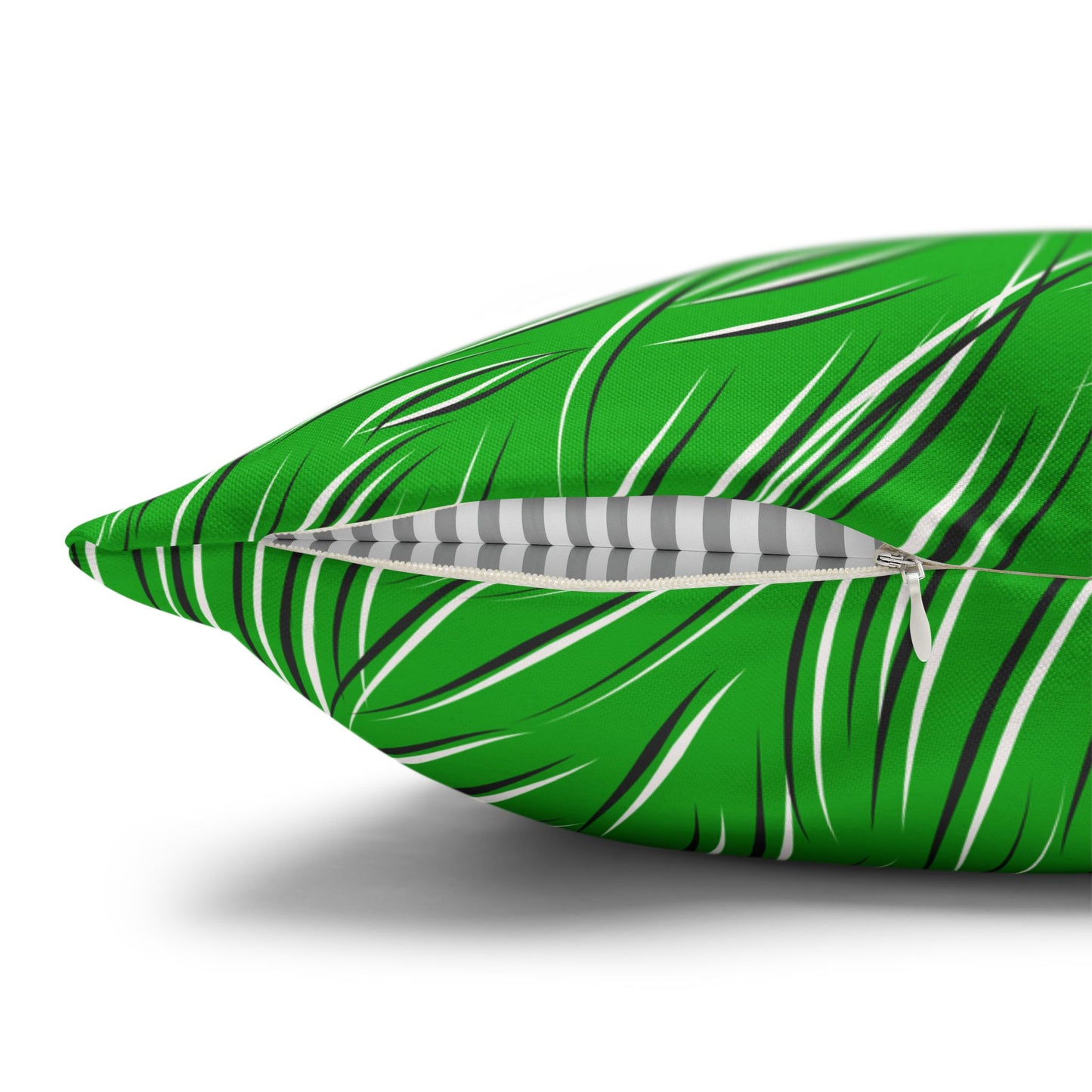 Animal Fur Design Pillowcase - Bright Green