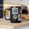 BIG SIPPER - Colorful Graffiti Smiley Face Mug - 15oz Statement