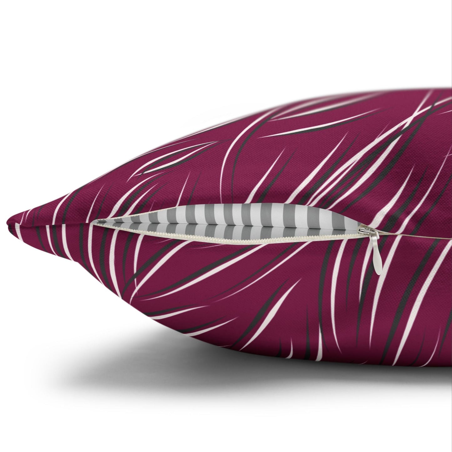Animal Fur Design Pillowcase - Bright Pink