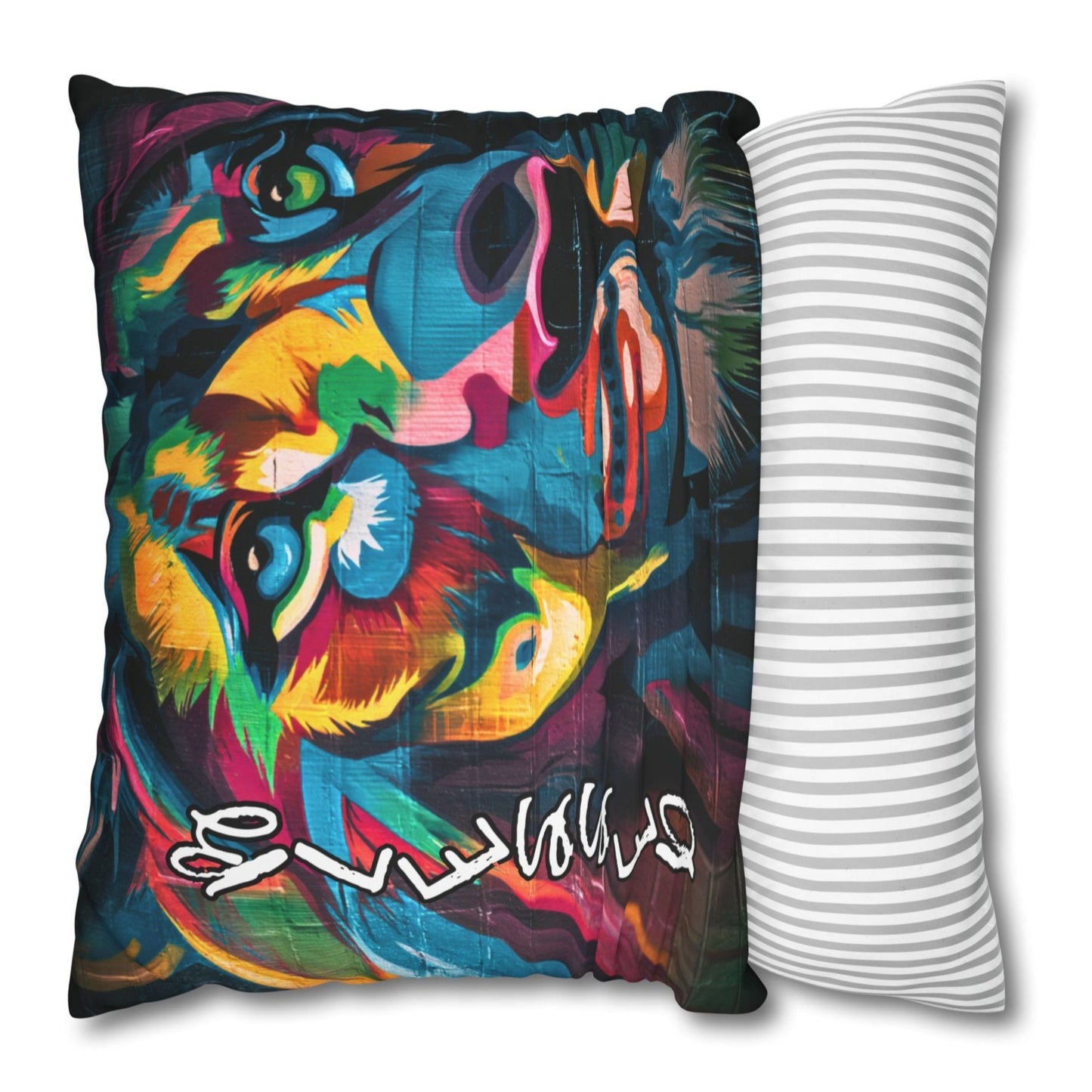 Vibrant Color Lion Pillowcase – FAVORED & BLESSED