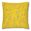 Animal Fur Design Pillowcase - Yellow