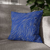 Animal Fur Design Pillowcase - Bright Blue