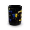 BIG SIPPER - Humble Your Hustle Mug – Black 15oz Marble with Drip Crown