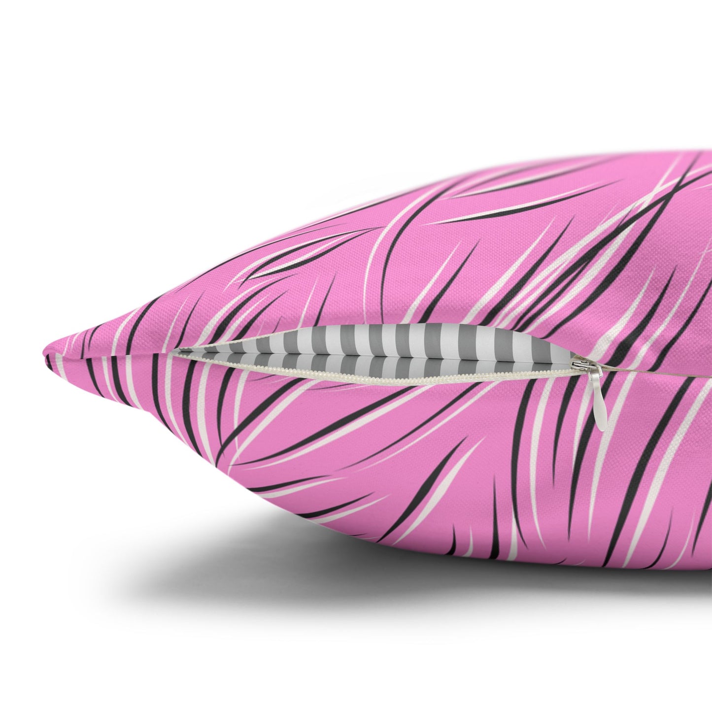 Animal Fur Design Pillowcase - Pink