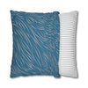 Animal Fur Design Pillowcase - Light Blue