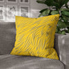 Animal Fur Design Pillowcase - Yellow