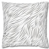 Animal Fur Design Pillowcase - White & Black