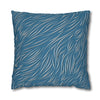 Animal Fur Design Pillowcase - Light Blue