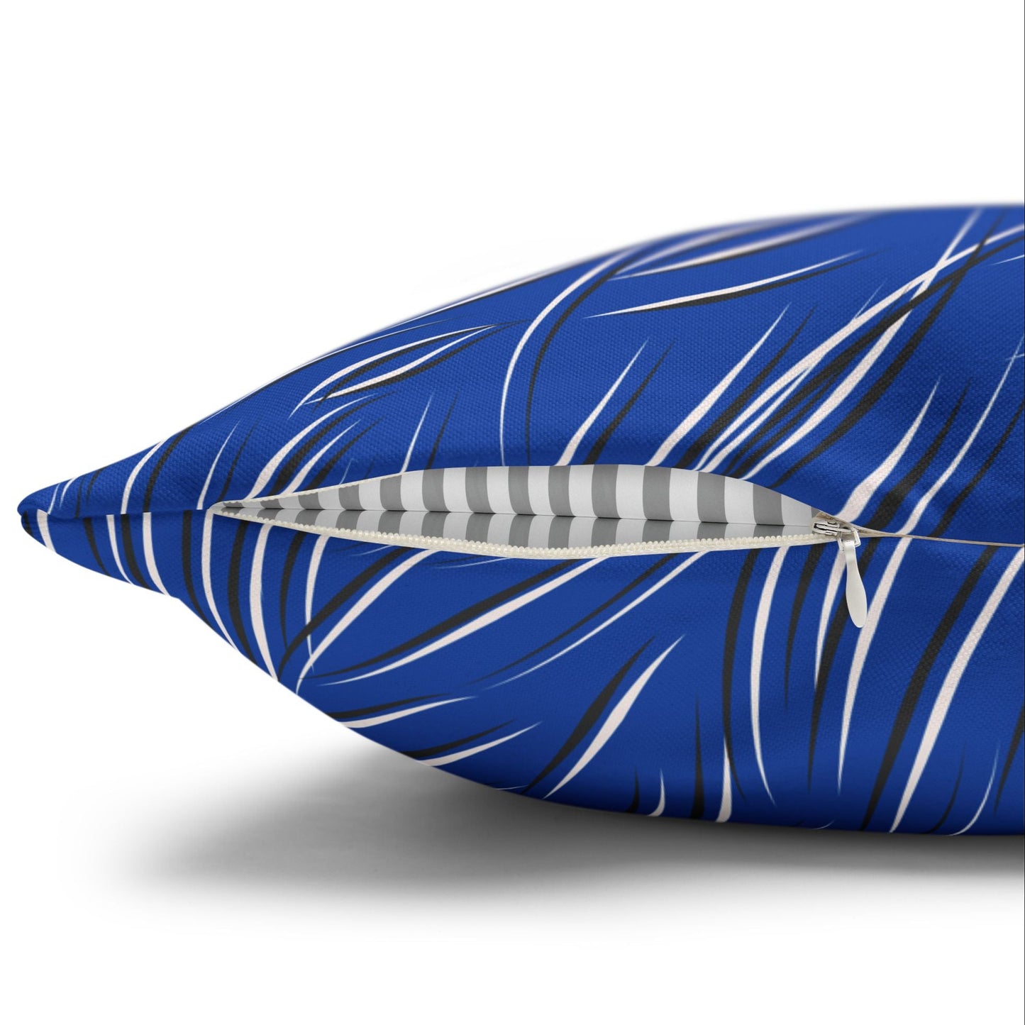 Animal Fur Design Pillowcase - Bright Blue