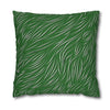 Animal Fur Design Pillowcase - Green