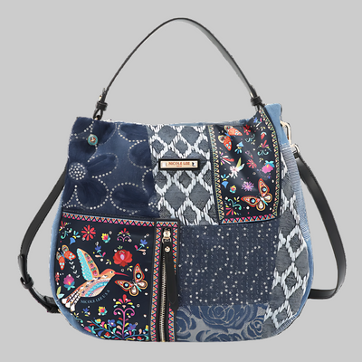 🔥LIMITED STOCK🔥Nicole Lee USA - Denim Hobo Bag