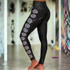 Graffiti Smiley Dark Gray Marble Yoga Leggings – Lightweight High-Waist Streetwear & Lounge Activewear