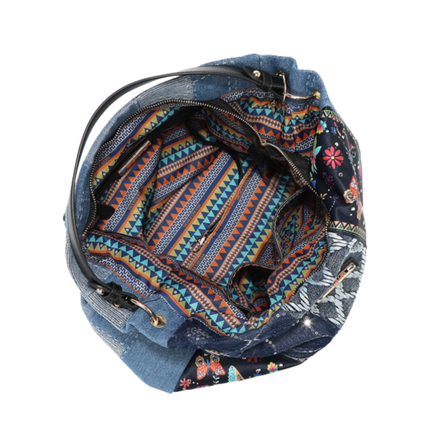 🔥LIMITED STOCK🔥Nicole Lee USA - Denim Hobo Bag