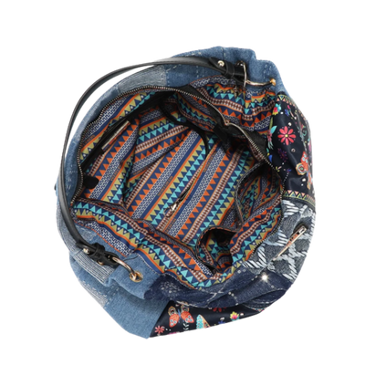 🔥LIMITED STOCK🔥Nicole Lee USA - Denim Hobo Bag