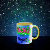 ✨Graffiti Neon Shine & Glow Mug – John 1:3-5 Bible Verse - 11oz Mug