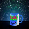 ✨Graffiti Neon Shine & Glow Mug – John 1:3-5 Bible Verse - 11oz Mug