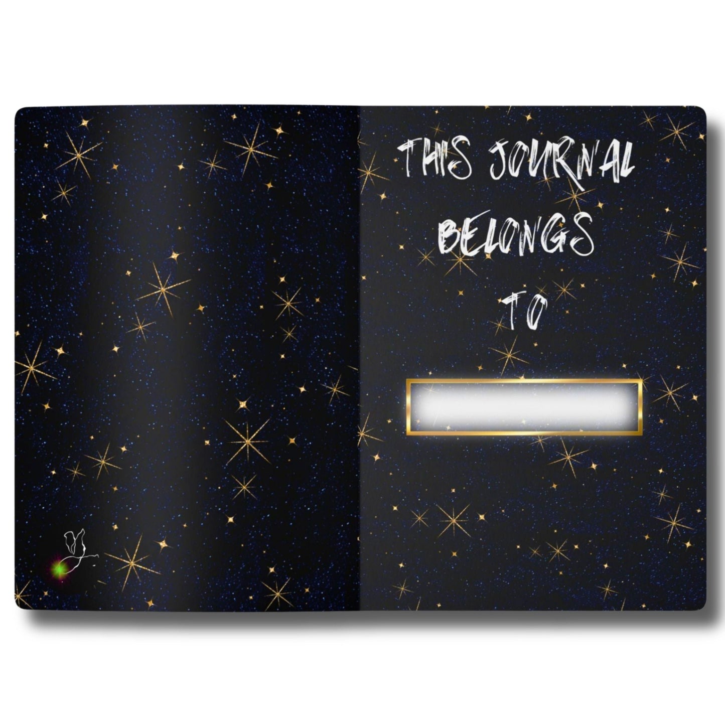 Cosmic Tears Galaxy Journal – Inspirational Notebook with Starry Background