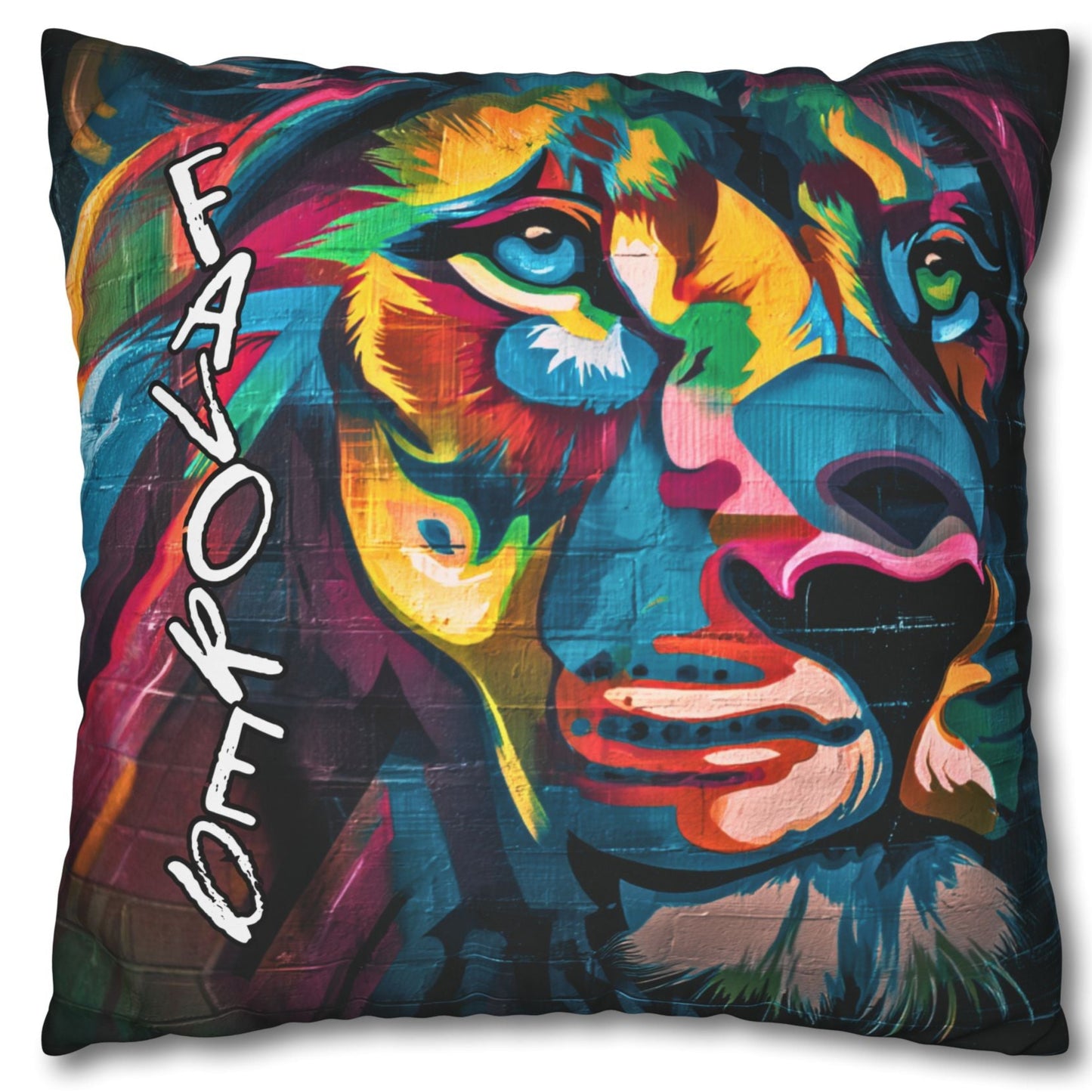 Vibrant Color Lion Pillowcase – FAVORED & BLESSED