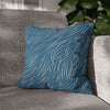 Animal Fur Design Pillowcase - Light Blue