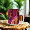 BIG SIPPER - Pink Marble Whimsical Glow Mug – 15oz Statement