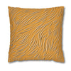 Animal Fur Design Pillowcase - Light Orange