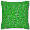 Animal Fur Design Pillowcase - Bright Green
