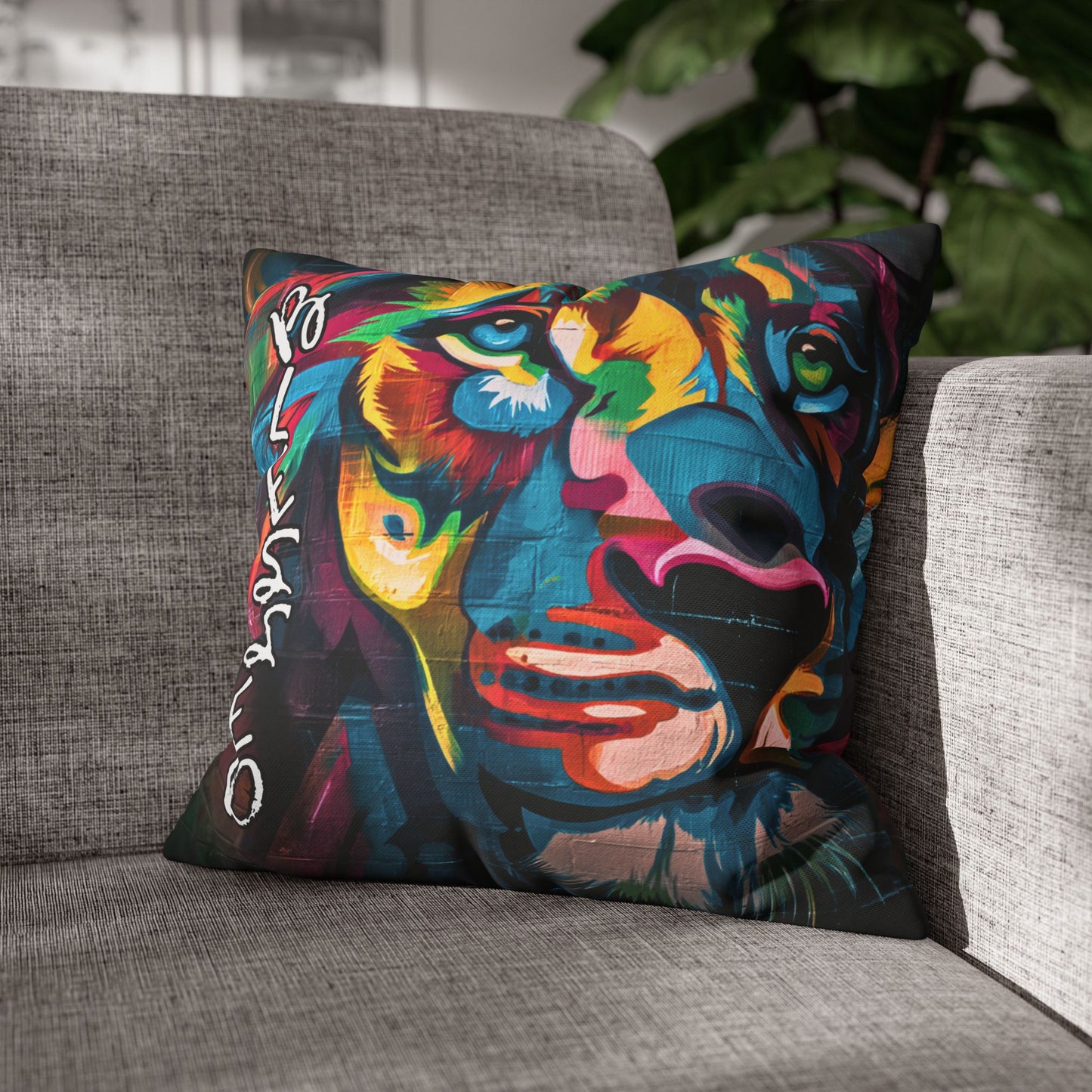 Vibrant Color Lion Pillowcase – FAVORED & BLESSED