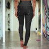 Graffiti Smiley Dark Gray Marble Yoga Leggings – Lightweight High-Waist Streetwear & Lounge Activewear