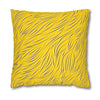 Animal Fur Design Pillowcase - Yellow
