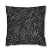 Animal Fur Design Pillowcase - Black & White