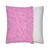 Animal Fur Design Pillowcase - Pink