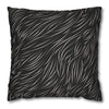 Animal Fur Design Pillowcase - Black & White