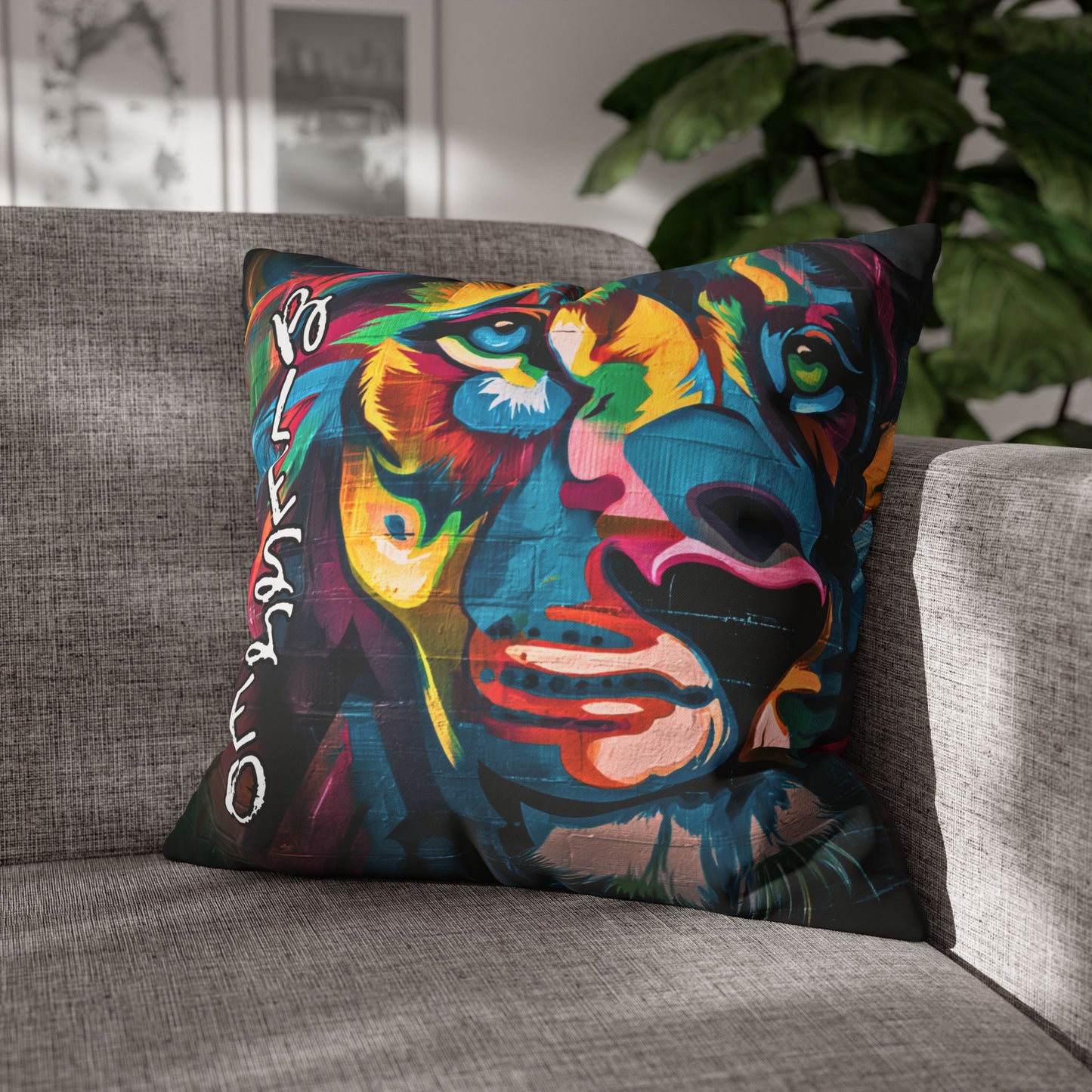 Vibrant Color Lion Pillowcase – FAVORED & BLESSED