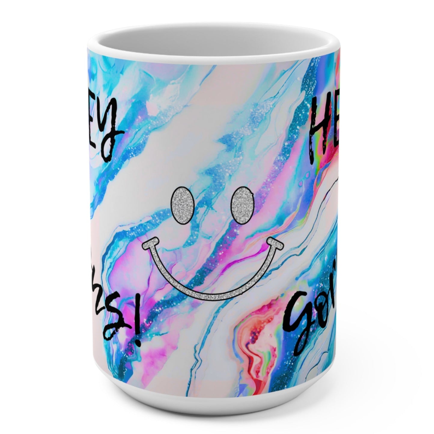 BIG SIPPER - Hey Gorgeous! – Color Pop Marble Mug 15oz