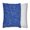 Animal Fur Design Pillowcase - Bright Blue