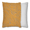 Animal Fur Design Pillowcase - Light Orange
