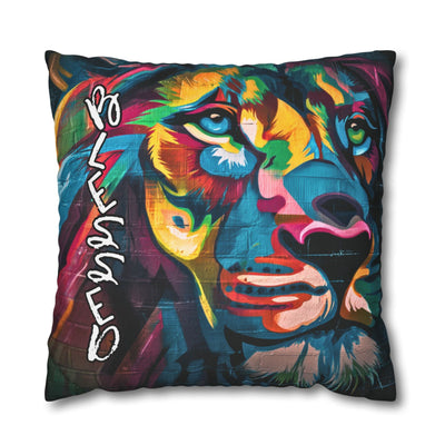 Vibrant Color Lion Pillowcase – FAVORED & BLESSED
