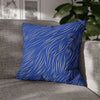 Animal Fur Design Pillowcase - Bright Blue