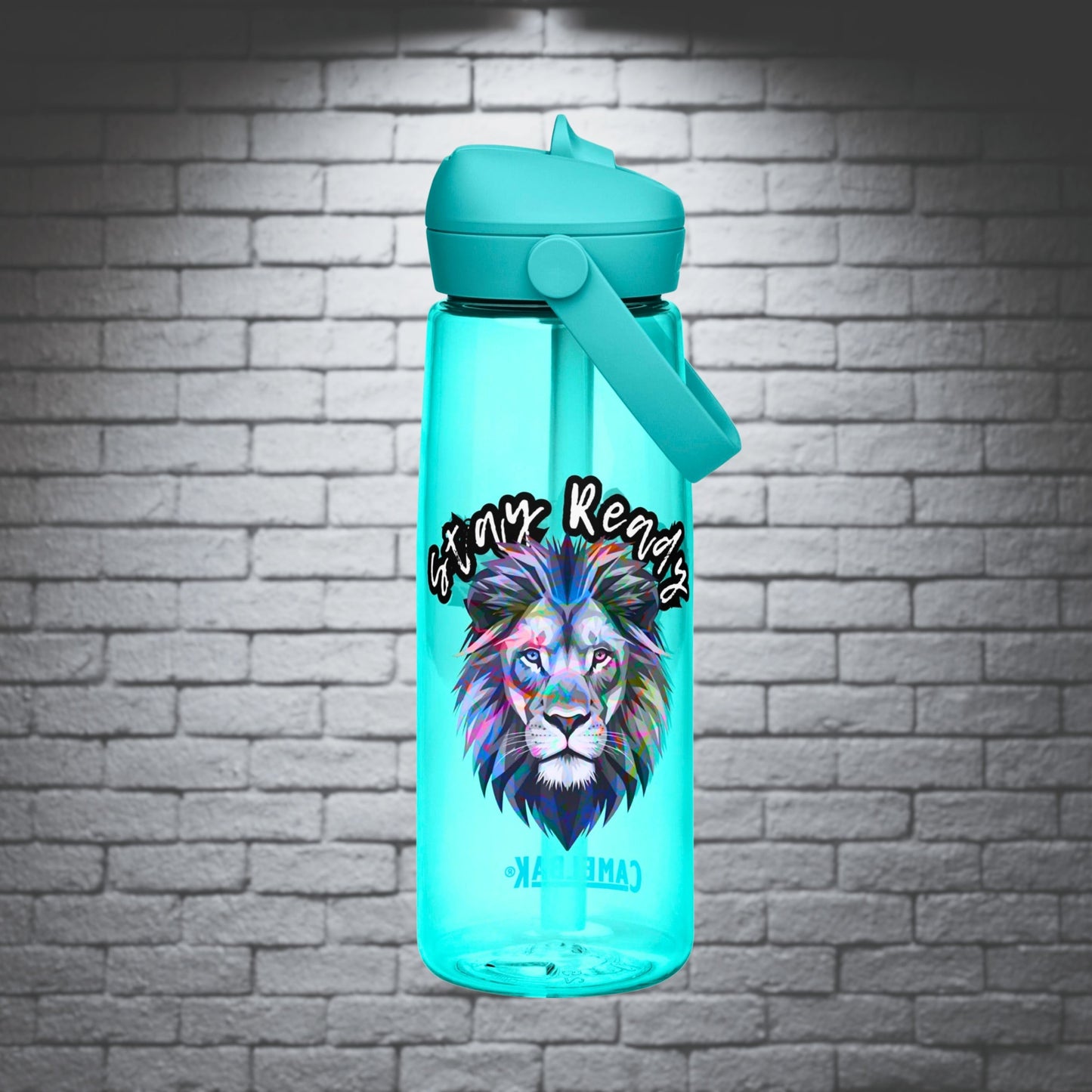 CamelBak® Lion Graffiti Water Bottle – "Be Steady, Stay Ready"