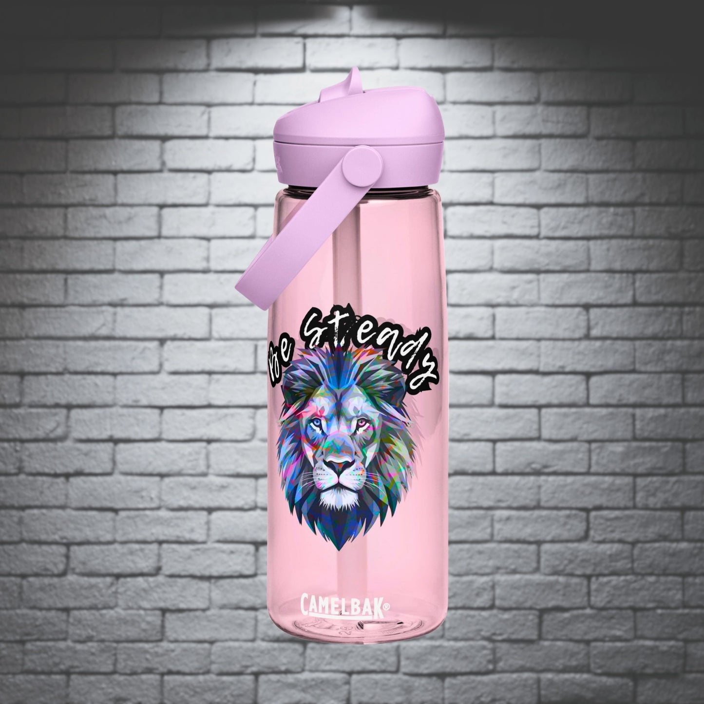 CamelBak® Lion Graffiti Water Bottle – "Be Steady, Stay Ready"
