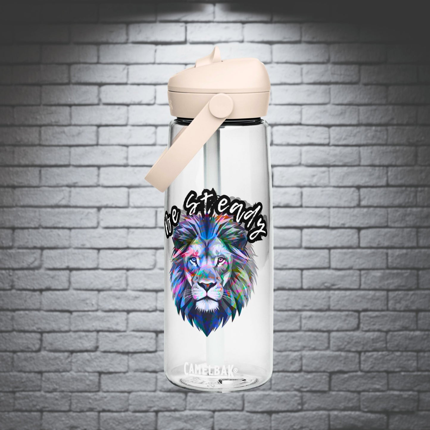 CamelBak® Lion Graffiti Water Bottle – "Be Steady, Stay Ready"