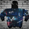 Unisex Graffiti Zip Hoodie - Inspirational Statement Streetwear
